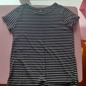 An old navy 14/16 white and black t-shirt
